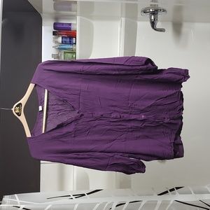 Long sleeve button up blouse